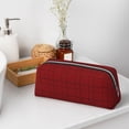 thumbnail image 6 of Goofa Red Black Houndstooth Pattern Leather Pencil Case, Pencil Pouch, Pencil Bag, Pen Case, Pen Pouch, Pen Bag, Pencil Pouches, Pencil Bags,College Pencil Case, 6 of 7