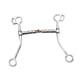 thumbnail image 1 of Bit de snaffle de acero de acero inoxidable Tackle Horse Tackle fácil de usar SUMINISTROS ENestriano de 13 cm/5 pulgadas Suministros Bit para, 1 of 8