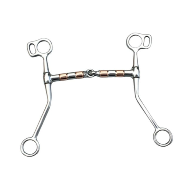 Acero inoxidable Horsebit Equestrian Suministros Equipadores de vástago larga Equipo de caballo liviano resistente a los caballos para entrenamiento