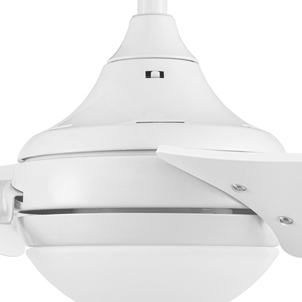 Honeywell 51804-45 52 in. Remote Control Contemporary Indoor LED Ceiling Fan with Light - Bright White
