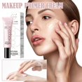 thumbnail image 2 of Makeup Primer Cream Invisible Pores Brighten Skin 30g Makeup Base Tone New A0 A9E7, 2 of 10