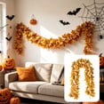 thumbnail image 2 of Artificial Maple Leaf Garland,Fall Foliage Autumn Vine Decor for Front Door Fireplace Livingroom Wall Thankgiving Decoration, 2 of 8