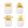 thumbnail image 1 of Plantas artificiales suculentas, las plantas artificiales se utilizan para la decoración de la oficina en el hogar., 1 of 5
