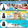 thumbnail image 4 of HAHADAXA Electric Air Pump for Inflatable, Air Mattress Pump, Quick Fill Inflator Deflator Air Pump Perfect for Outdoor Camping Inflatable Boat Blow Up Pool Water Toy Car Air Bed, 4 of 7