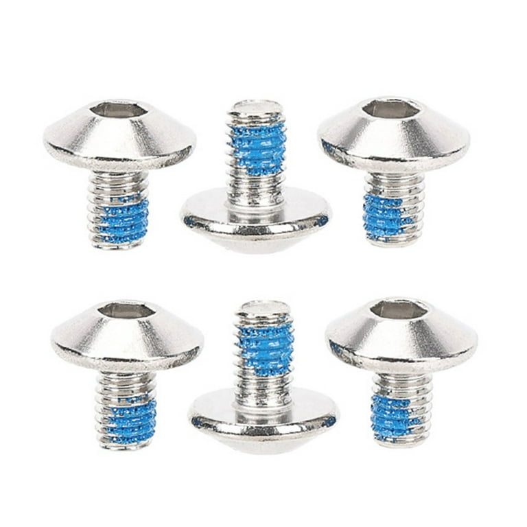Gerich 6 Pcs Bike Pedal Cleat Bolts For Shimano SPD SL Stainless