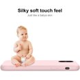thumbnail image 4 of iPhone Xs Max Case with Screen Protector,Soft Liquid Silicone Gel Rubber Bumper Cover,Slim Fit Shockproof Protective Phone Case for iPhone Xs Max Light Pink, 4 of 8