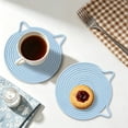 thumbnail image 4 of Woven Round Placemats with Thermal Insulation – Durable, Heat-Resistant Table Mats for Kitchen and Dining Room Settings, 4 of 5