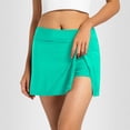 thumbnail image 6 of FASHOFT High Waisted Swim Skirt for Women Side Split Bathing Suit Skirt with Built in Bikini Bottom Swim Skort Swimsuit Bottoms Mint Green XXL, 6 of 8