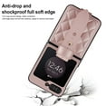 thumbnail image 4 of ELEHOLD Case for Samsung Galaxy Z Flip 5, Luxury Soft PU Leather Rugged Case with Wrist Strap, Ultra Thin Protection Cover for Samsung Galaxy Z Flip 5,Rosegold, 4 of 8