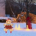thumbnail image 5 of Dazzle Bright Christmas Outdoor Decorations, 2-Piece Lighted 2D Gingerbread Man, Pre-Lit Light Up Gingerbread Man Yard Display, 5 of 8