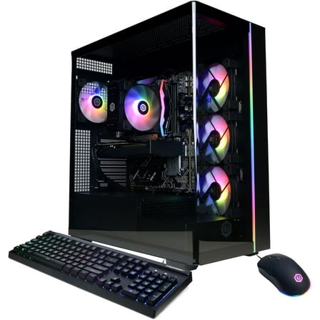 CyberPowerPC Gamer Master Gaming PC, AMD Ryzen 7 8700F 4.1GHz, GeForce RTX 5060 Ti 8GB, 16GB DDR5, 1TB PCIe 4.0 SSD, WiFi Ready & Windows 11 Home (GMA2900A2)