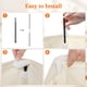 thumbnail image 3 of Cesto de ropa Lifewit Triple con tapa y 3 bolsas, 160 L, color blanco, 3 of 6