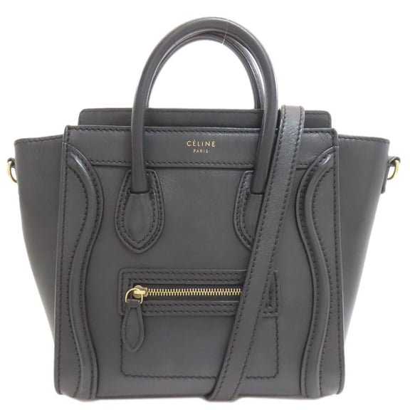 Pre-Owned Celine Luggage Nano 2-Way Handbag, Calfskin, Women's CELINE