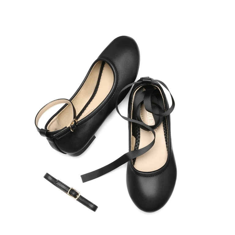 Scarpe Ballerine Bambina Feversole - Mary Jane Velvet Blu Taglia 33 EU