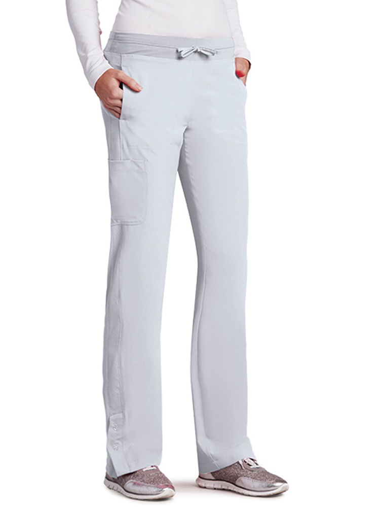 Barco One™ Women's Knit Waistband Cargo Track Scrub Pant