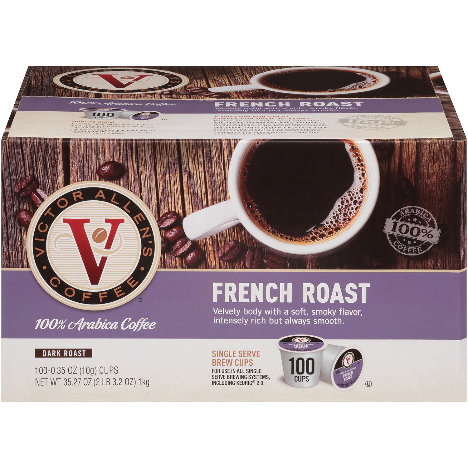 Victor Allen's French Roast (100 single 