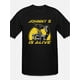 thumbnail image 1 of Johnny 5 is Alife Robots 80s Movie Gift Creative -1029 Funny Men's Short Sleeve Pattern T-shirt Series Black, 1 of 6