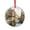 Pattern-3, variant on Realistic Watercolors New York City Christmas Ornament Holiday Home Decor Travel Memorable Glass Round Christmas Ornament
