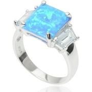 Sterling Silver 1-1/8 Carat T.G.W. Gemstone Ring