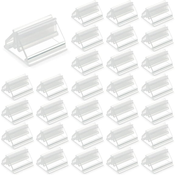 BlinkLLX 30 Pieces Game Card Stands Plastic Card Stands DIY Board Stand for Party Favor (Transparent)