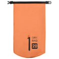 thumbnail image 2 of vidaXL Dry Bag with Zipper Orange 20 L PVC, 2 of 5