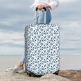 thumbnail image 3 of Lsque Nautical Theme Anchors Printed Luggage Cover, Travel Luggage Protector,Scratch and Dirt Resistant, Fits 18-32 Inch Luggage - Medium, 3 of 9