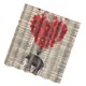 thumbnail image 4 of Cortina de con estampado de de tela resistente , 12 ganchos, accesorio  de Gloria Cortina de ducha, 4 of 4