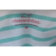 thumbnail image 2 of Vineyard Vines Women's Short Sleeve  Stripe Open Neck Tee T-shirt $49.50 Capri Blue (S) Small, 2 of 3