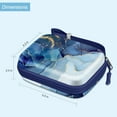 thumbnail image 5 of Fintie Protective Case for Canon Ivy Mini/Canon Ivy 2 Mini/Ivy CLIQ/Ivy CLIQ+/ Ivy CLIQ2/ Ivy CLIQ+2 Instant Camera Photo Printer - Shockproof Hard Shell Carrying Case, Ocean Marble, 5 of 7