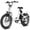 WHITE, variant on Electric Bikes For Adults 28MPH E-Bicycle 1200W 20" Fat Tire Ebike 90 Miles Long Range Electric Bicycles With 48V Removable Battery,7 Speed Step-Thru Ebike (Black)