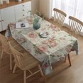 thumbnail image 2 of Pioneer Flower Floral Print Pattern Rectangle Tablecloth 60"x84",Waterproof Polyester Rectangle Table Cloth, Wipeable Spillproof Polyester Tablecloth for Dining, Camping, Indoor and Outdoor, 2 of 5