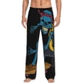 thumbnail image 5 of Mens Pajama Pants, Skull Skater Style Soft Sleep & Lounge Pants for Men, Cuteness Casual PJ Bottoms Pants with Pockets, 5 of 7