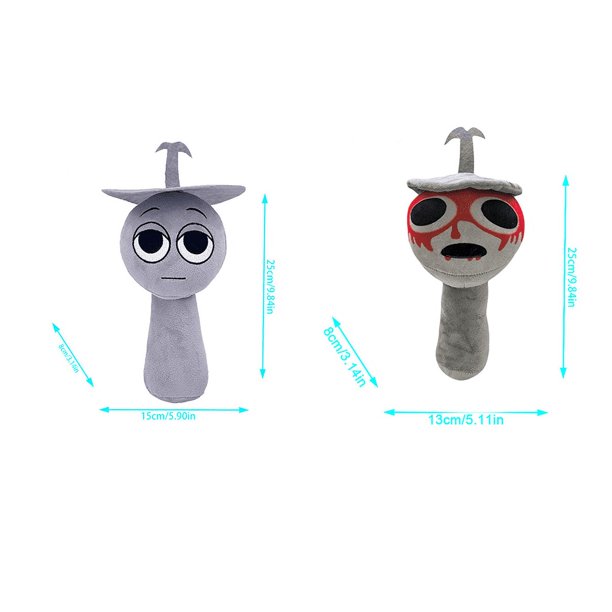 9,8 pulgadas Sprunki juguetes de peluche Incredibox muñecos de peluche peluches juego de terror muñecos de peluche de dibujos animados almohada regalos de navidad