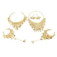 thumbnail image 3 of Conjunto de Collar Diadema de cabellero con Colgantes de Monedas Pendientes Pulseras de Joyas para Mujer de Danza de Vientre Pendientes de gancho, 3 of 8