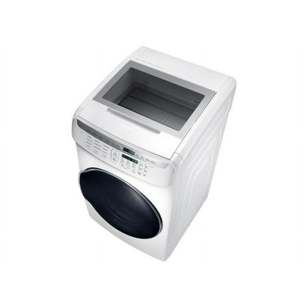 Samsung - 7.5 Cu. Ft. Smart Gas Dryer with MultiSteam and FlexDry™ - White