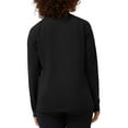 thumbnail image 5 of 32 Degrees Women's Half Zip Fleece Lined Stretch Comfort Sweatshirt Active Top-Black / S, 5 of 7