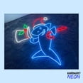 thumbnail image 5 of Handmadetneonsign Christmas Shark Neon Sign, Funny Shark Wall Art Led Sign, Xmas Holiday Home Wall Decor 73873, 5 of 5