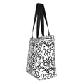 thumbnail image 2 of Vsdgher Hand Drawn Snake print Reusable Shopping Grocery Bags for Women Shopping with Pouch Foldable Pouch Lightweight Polyester Fabric, 2 of 6