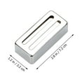 thumbnail image 2 of WEUVEB Protector Metálico Para Guitarra Compatible Con Pickups, Fácil De Instalar Y Acabado Elegante Plata, 2 of 6