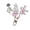 Keychain-Pink, variant on Sea Theme Fantasy Gleaming Jellyfish Charm Phone Lanyard Strap Versatile Keyring Alloy Resin Jewelry Gift