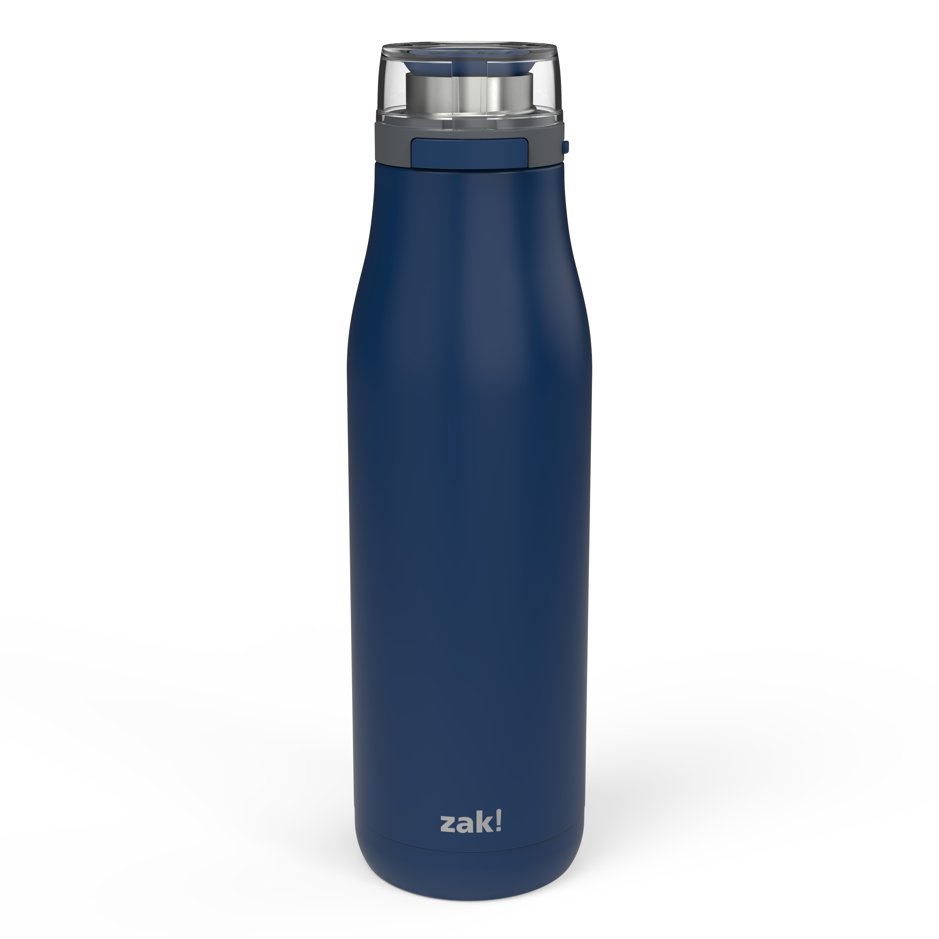 Zak Designs Kiona Double Wall Vacuum Insulated Stainless Steel Water Bottle Push Button Action