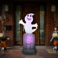 thumbnail image 4 of Décoration de Cour Gonflable d'Halloween de 6 Pi de Hauteur pour l'Extérieur, Colorée, à Intensité Réglable, Ghost, Gonflable, en Liquidation, avec Lumières DEL Intégrées pour Fête/fête/cour/jardin, 4 of 5