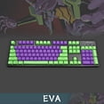 thumbnail image 4 of 104 Keys Double Shot PBT Translucnt Backlit Keycap OEM Profile Keyset for All Cherry MX Switches Mechanical Gaming Keyboards Standard ANSI Layout 108 104 87 TKL 60% (EVA), 4 of 4