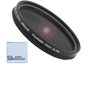 55mm Pro Series High Resolution Circular Polarized Filter & an eCostConnection Microfiber Cloth