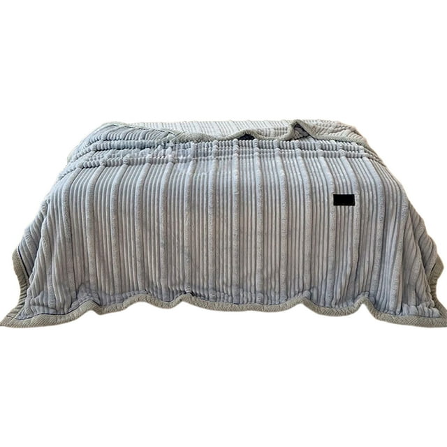 Manta de vellón gruesa, manta de felpa, manta para la siesta en la oficina, chal para aire acondicionado, manta para sofá, manta multiusos para el hogar, manta suave y cómoda.