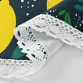 thumbnail image 4 of Coolnut 60" Lemon Round Tablecloth, Waterproof Spillproof Polyester Fabric Table Cover with Zipper Umbrella Hole for Outdoor Patio Garden Dining Party, 4 of 7