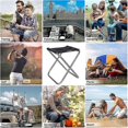 thumbnail image 5 of Folding Stool Camping Stool Outdoor Mini Fold Up Portable Lightweight Chair with Carry Bag for Fishing Hiking Backpacking Travelling BBQ Foldable Stoo, 5 of 5