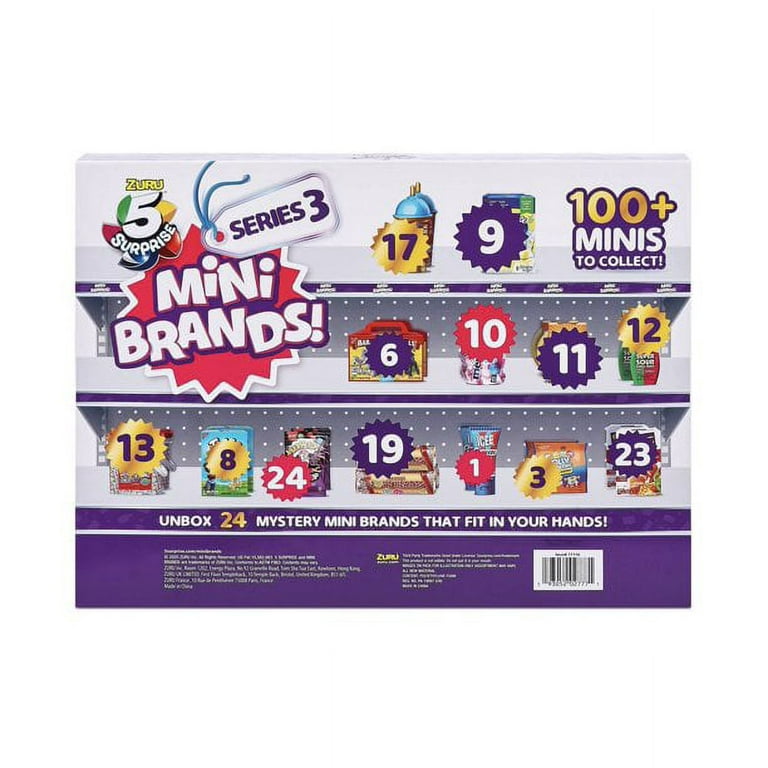 5 Surprise Mini Brands Disney Store Edition Mystery Pack (full case of 24)