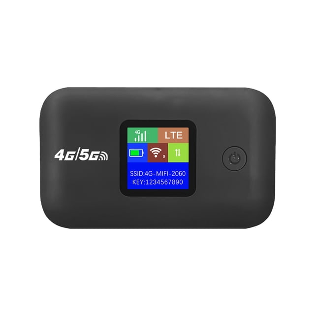 Enrutador WiFi portátil Wdftyju 4G LTE Módem Inalámbrico 150Mbps 3000mAh