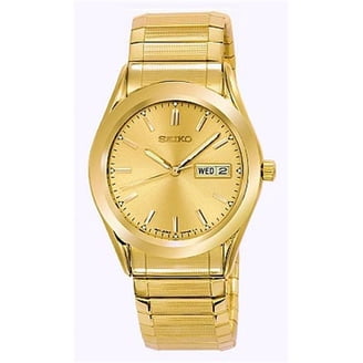 Seiko Men's Day Date Flex Band Watch SGG744 - Walmart.com